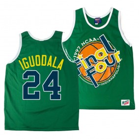 Andre Iguodala Arizona Wildcats #24 Green 1997 NCAA Champions Jersey Men Final Four