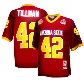 Youth Arizona State Sun Devils #42 Pat Tillman Red Football Jersey