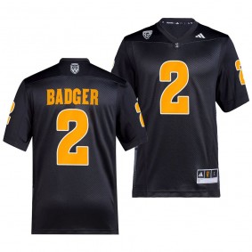 Elijhah Badger Arizona State Sun Devils Premier Black Men College Football 2 Jersey 2023