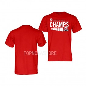 Arizona Wildcats Red 2023 Pac 12 Mens Basketball Conference Tournament Champs Locker Room Men T-Shirt