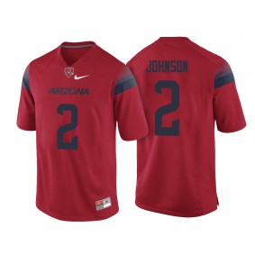 Arizona Wildcats #2 Red College Football Tyrell Johnson Jersey