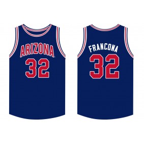 Arizona Wildcats #32 Terry Francona Royal Original Retro Brand College Basketball Jersey