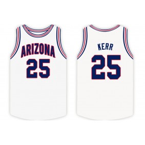 Arizona Wildcats #25 Steve Kerr White Original Retro Brand College Basketball Jersey