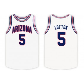 Arizona Wildcats #5 Kenny Lofton White Original Retro Brand College Basketball Jersey