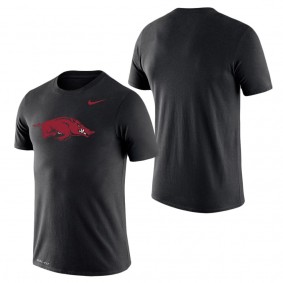 Arkansas Razorbacks School Logo Legend Performance T-Shirt Black