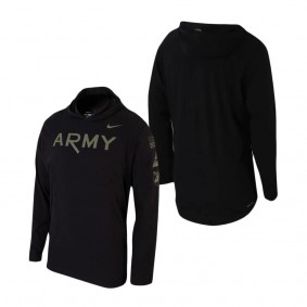 Army Black Knights 1st Armored Division Old Ironsides Rivalry Long Sleeve Hoodie T-Shirt Black