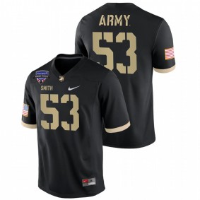 Army Black Knights Arik Smith #53 Jersey Black 2021 Armed Forces Bowl Champions