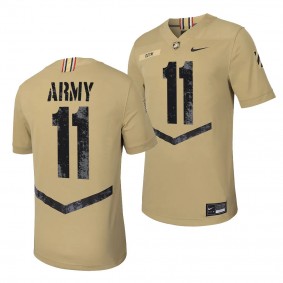 Army Black Knights #11 Isaiah Alston 2023 Rivalry Collection Tan Untouchable Football Jersey Men's Replica