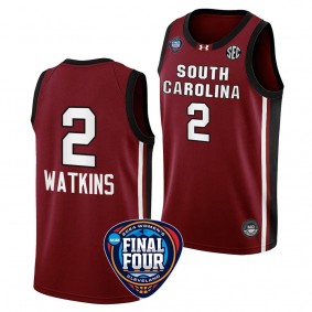 Ashlyn Watkins South Carolina Gamecocks #2 Garnet 2024 NCAA March Madness Final Four Jersey Unisex Womens Basketball