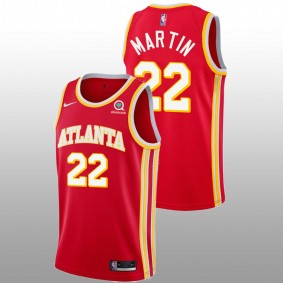 2022 NBA Draft Tyrese Martin Hawks #22 Red Icon Edition Jersey