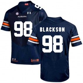 Auburn Tigers #98 Navy Angelo Blackson College Football Jersey