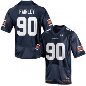 Nick Fairley #90 Navy College Football Auburn Tigers Jersey