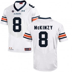 Auburn Tigers #8 White Cassanova McKinzy College Football Jersey