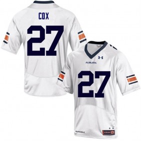 Auburn Tigers #27 White College Football Chandler Cox Jersey