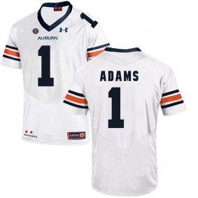 Auburn Tigers #1 White Montravius Adams College Football Jersey