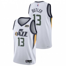 Baylor Bears 2021 Draft Jared Butler Jazz #13 White 75th Anniversary Diamond Jersey