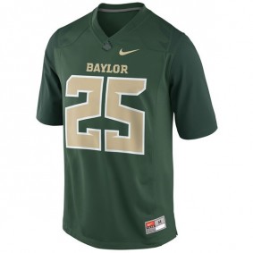 Male Baylor Bears #25 Lache Seastrunk Green Football Jersey