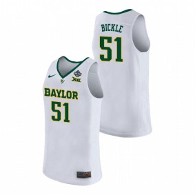 Baylor Bears #51 Caitlyn Bickle 2019 NCAA Women's Basketball Champions Jersey - White