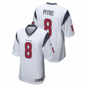 Houston Texans Jalen Pitre 2022 NFL Draft White Men Game Jersey #8