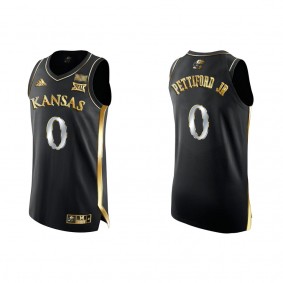 Bobby Pettiford Jr. Kansas Jayhawks Golden Edition College Basketball Jersey Black