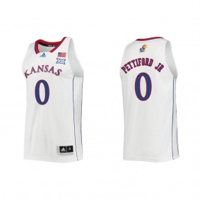 Bobby Pettiford Jr. Kansas Jayhawks adidas Swingman College Basketball Jersey White