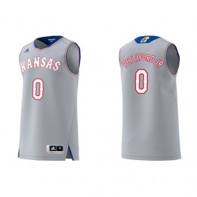 Bobby Pettiford Jr. Kansas Jayhawks adidas Swingman Replica College Basketball Jersey Gray