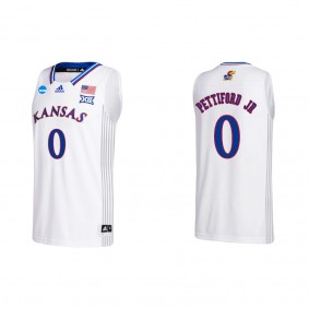 Bobby Pettiford Jr. Kansas Jayhawks adidas Team College Basketball Jersey White