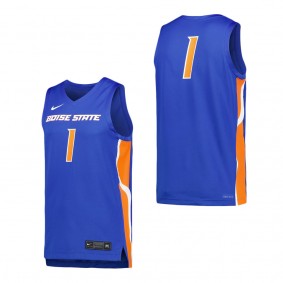 Boise State Broncos Nike Replica Basketball Jersey Royal