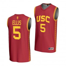 Boogie Ellis USC Trojans #5 Cardinal NIL Lightweight Fashion Jersey Men Player Basketball