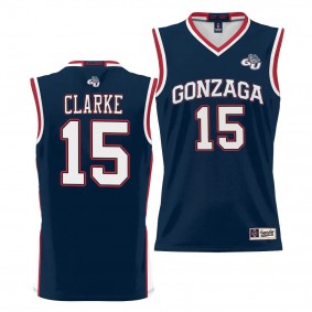 Gonzaga Bulldogs Brandon Clarke Black #15 NIL Basketball Jersey Lightweight Unisex