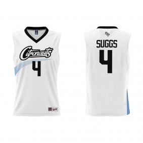 Brandon Suggs UCF Knights ProSphere 2023 Space Game Basketball Jersey White