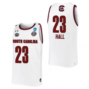 Bree Hall South Carolina Gamecocks White College Women's Basketball Final Four Jersey