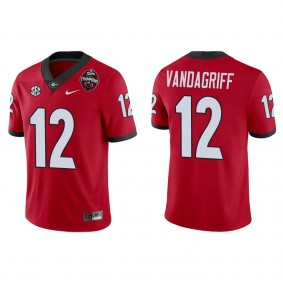 Brock Vandagriff Georgia Bulldogs Nike College Football Playoff 2022 National Champions Game Jersey Red