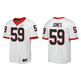 Broderick Jones Georgia Bulldogs Nike Away Game Jersey White