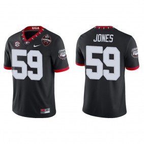 Broderick Jones Georgia Bulldogs Nike College Football Playoff 2022 National Champions Game Jersey Black