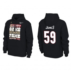 Broderick Jones Georgia Bulldogs Nike College Football Playoff 2022 National Champions Locker Room Pullover Hoodie Black