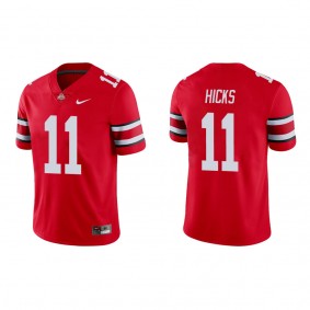 C.J. Hicks Ohio State Buckeyes Nike Game College Football Jersey Red