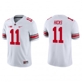 C.J. Hicks Ohio State Buckeyes Nike Game College Football Jersey White