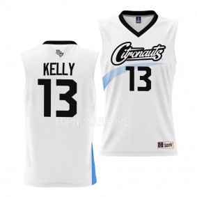 UCF Knights 2023 Space Game C.J. Kelly #13 White Basketball Jersey