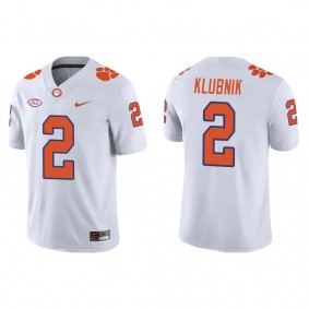 Cade Klubnik Clemson Tigers Nike Game College Football Jersey White