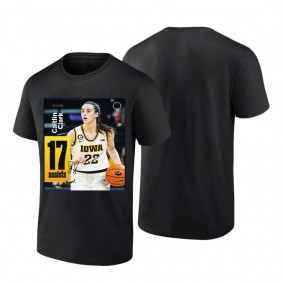 Caitlin Clark 17 Assists In The Big Ten Womens Basketball Tournament  T-Shirt