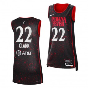 Caitlin Clark Indiana Fever #22 Black 2024 WNBA Draft Jersey Unisex Rebel Edition