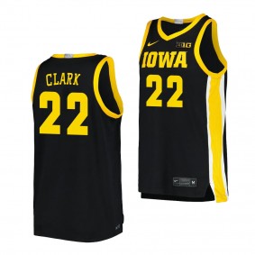 Caitlin Clark Iowa Hawkeyes #22 Black Women's Basketball Jersey Unisex Sliver Tigerhawk tag