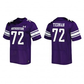 Caleb Tiernan Northwestern Wildcats Under Armour Team Wordmark Replica Football Jersey Purple