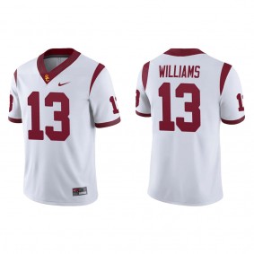 Caleb Williams USC Trojans Away Game Jersey White