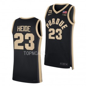 Cam Heide Purdue Boilermakers #23 Black Replica Basketball Jersey