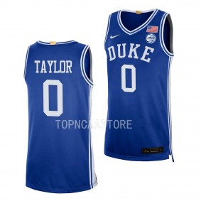 Celeste Taylor #0 Duke Blue Devils Women's Basketball Limited Jersey Blue