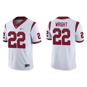 Ceyair Wright USC Trojans Away Game Jersey White