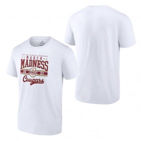 Charleston Cougars Fanatics Branded 2023 NCAA Men's Basketball Tournament March Madness T-Shirt White