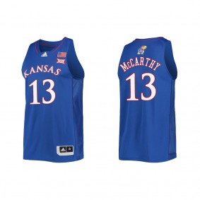 Charlie McCarthy Kansas Jayhawks adidas College Basketball Jersey Royal